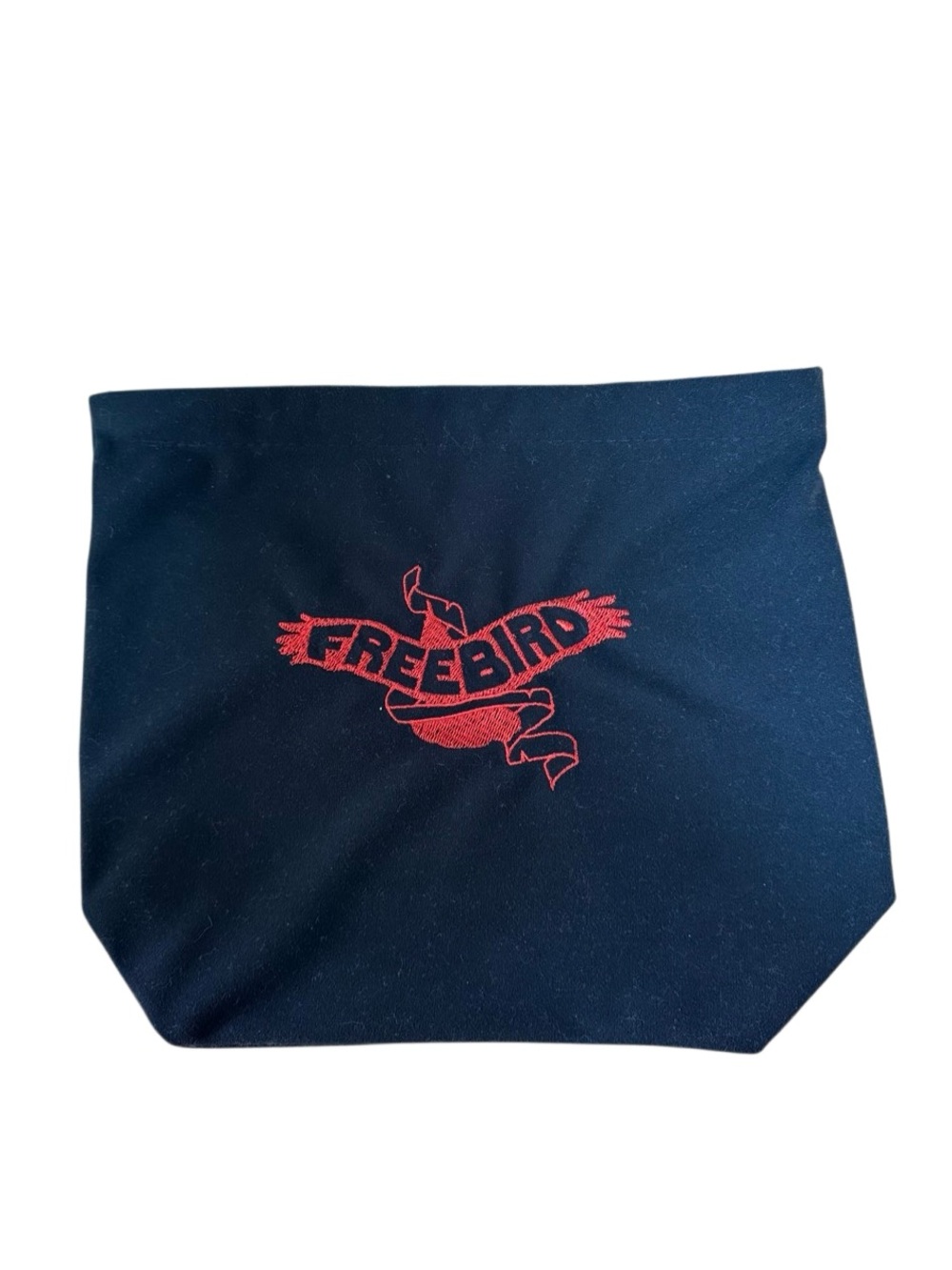 Free Bird Small Dust Bag in Black & Red Measures: 12x10